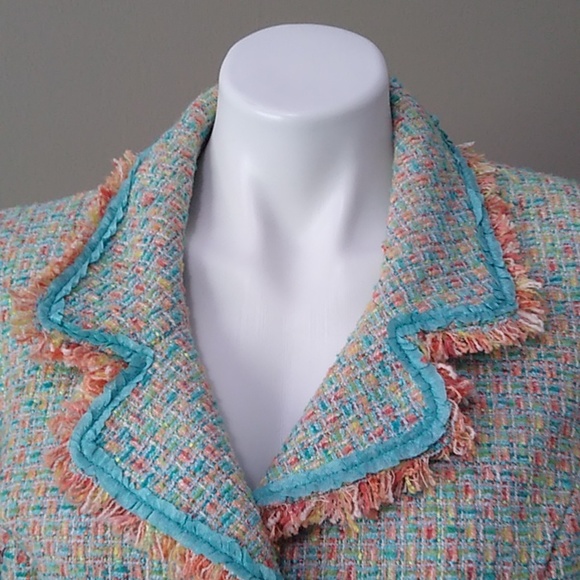 Cynthia Steffe colorful skirt suit size large - Picture 4 of 12